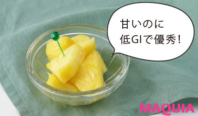 【モチベーション別おすすめダイエット | やる気に合わせて無理なく自然と痩せグセがつくコツまとめ】まあまあな日：朝食はコンビニで買えるパイナップルで快腸_