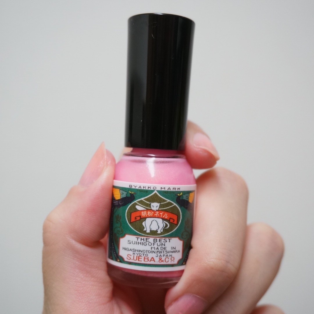 浴衣にもおススメ☆爪に優しい胡粉ネイル❀