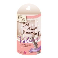 ピンクブラウン　ボリュームマスカラ