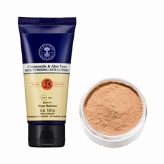 ニールズヤード レメディーズ(Neal's Yard Remedies) カモミールアロエベラサンローション＆ファンデーションセット