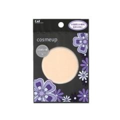 cosmeup パウダリーファンデーションパフ（片面植毛）　１Ｐ　丸
