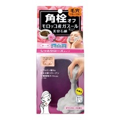 ツルリ 角栓オフ ガスール石鹸 しっとりローズ